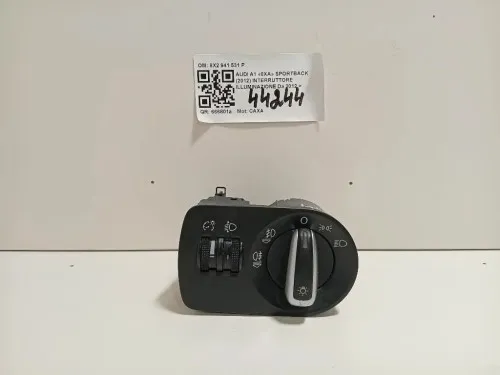 Interruttore Illuminazione 8X2 941 531 P Audi A1 8XA Sportback 2012
