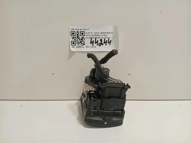 Interruttore Illuminazione 8X2 941 531 P Audi A1 8XA Sportback 2012