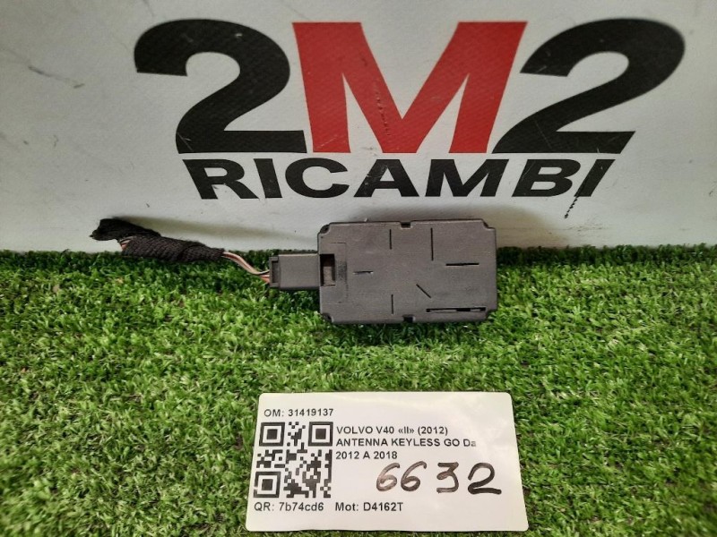 Antenna Keyless GO 31419137 ANTENNA Volvo V40 II 2012