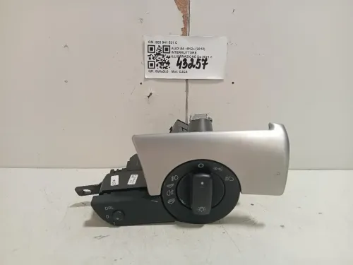Interruttore Illuminazione 8E0 941 531 C Audi A4 8K2 2012