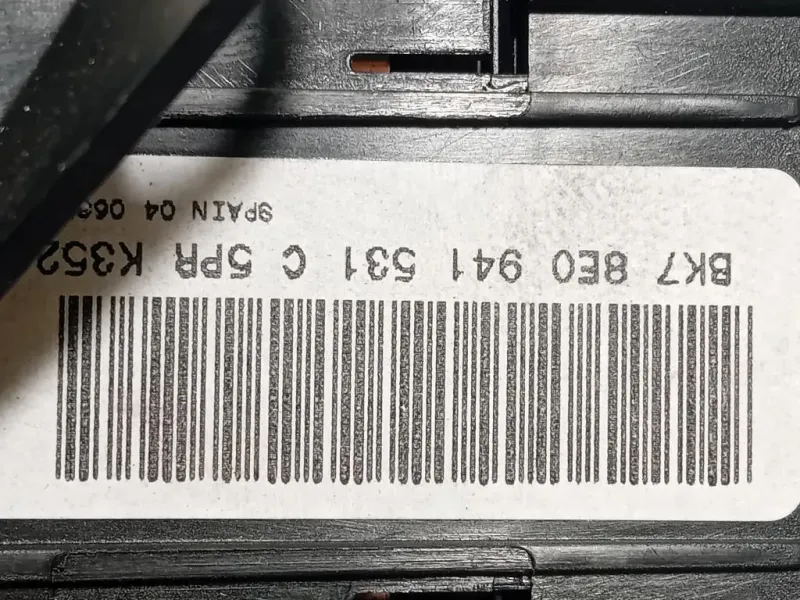 Interruttore Illuminazione 8E0 941 531 C Audi A4 8K2 2012