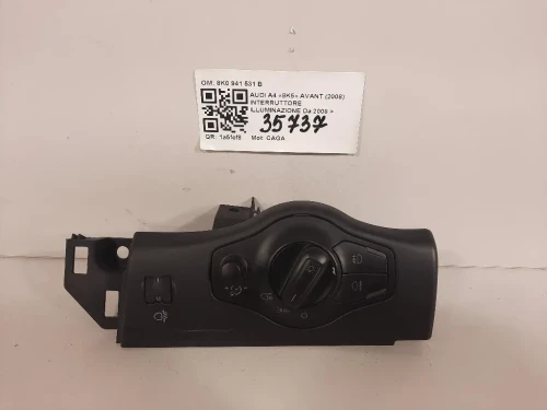 Interruttore Illuminazione 8K0 941 531 B Audi A4 8K5 Avant 2008