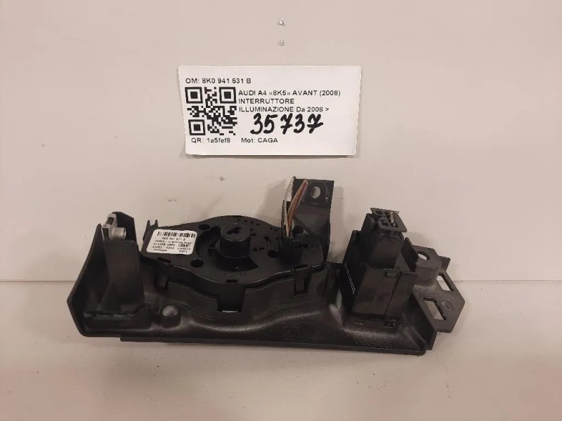 Interruttore Illuminazione 8K0 941 531 B Audi A4 8K5 Avant 2008