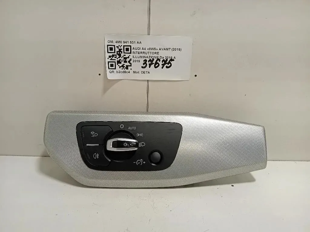 Interruttore Illuminazione 4M0 941 531 AA Audi A4 8W5 Avant 2015