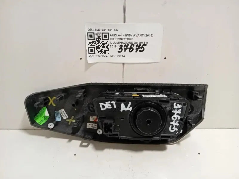 Interruttore Illuminazione 4M0 941 531 AA Audi A4 8W5 Avant 2015