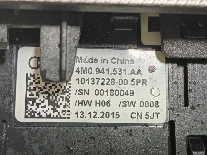 Interruttore Illuminazione 4M0 941 531 AA Audi A4 8W5 Avant 2015