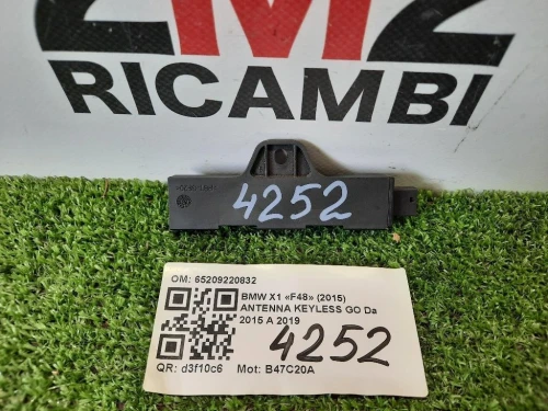Antenna Keyless GO 65209220832 KEYLES Bmw X1 F48 2015