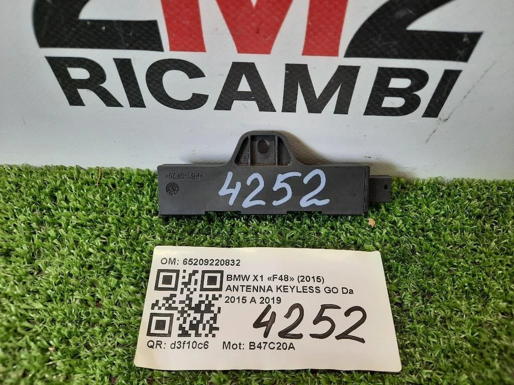 Antenna Keyless GO 65209220832 KEYLES Bmw X1 F48 2015