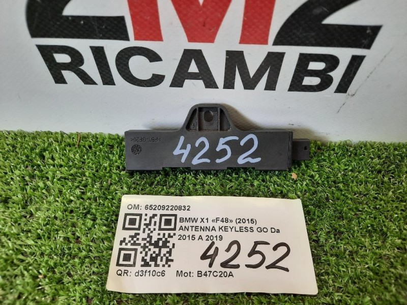 Antenna Keyless GO 65209220832 KEYLES Bmw X1 F48 2015