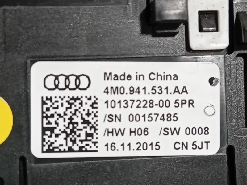 Interruttore Illuminazione 4M0 941 531 AA Audi A4 8W5 Avant 2015