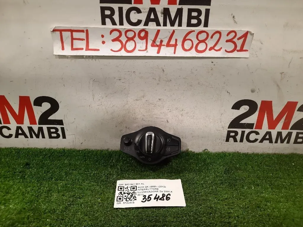 Interruttore Illuminazione 8K0 941 531 AL Audi Q5 8RB 2012