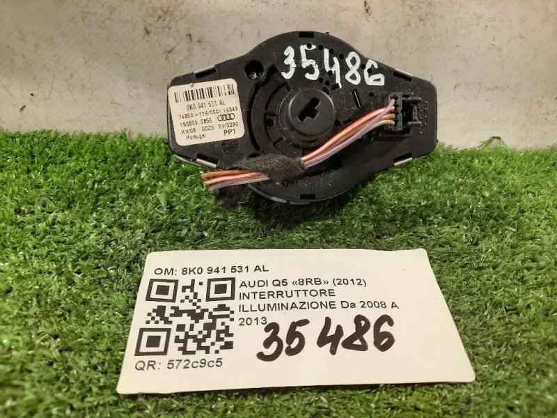 Interruttore Illuminazione 8K0 941 531 AL Audi Q5 8RB 2012