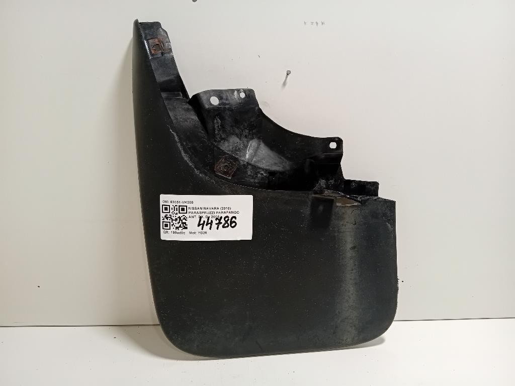 Paraspruzzi Parafango ANT DX 63851-VK000 Nissan Navara 2010
