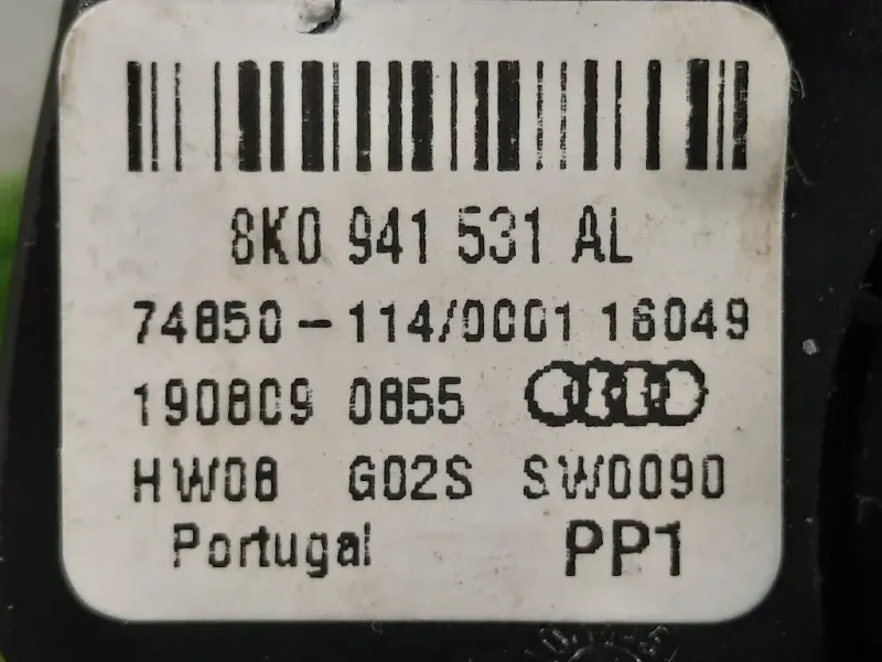 Interruttore Illuminazione 8K0 941 531 AL Audi Q5 8RB 2012