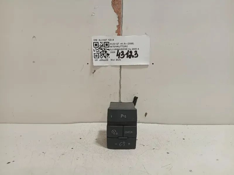 Interruttore Illuminazione 4L2 927 123 A Audi Q7 4LB 2006