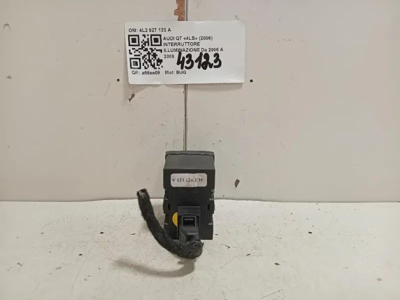 Interruttore Illuminazione 4L2 927 123 A Audi Q7 4LB 2006