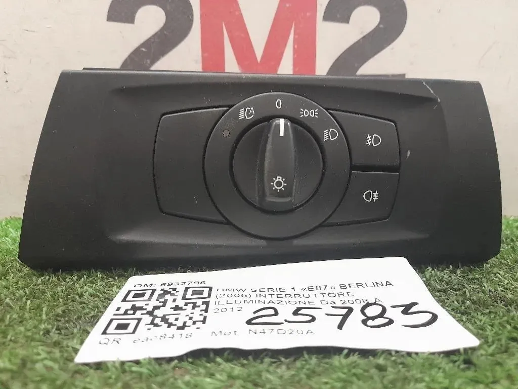 Interruttore Illuminazione 6932796 Bmw Serie 1 E87 Berlina 2005