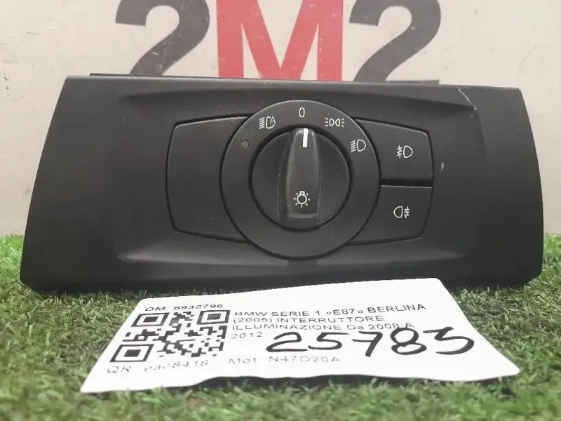 Interruttore Illuminazione 6932796 Bmw Serie 1 E87 Berlina 2005