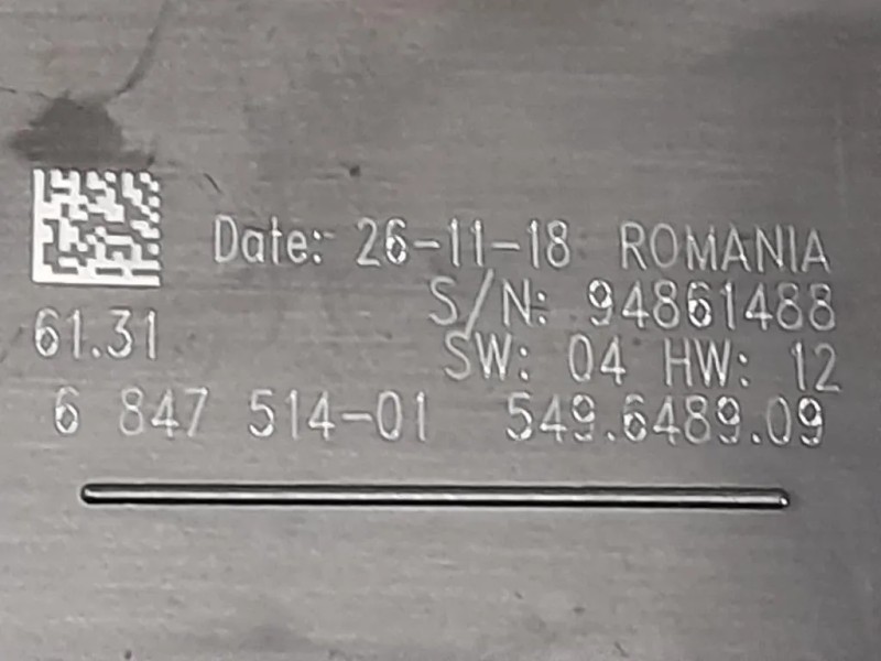 Interruttore Illuminazione 684751401 Bmw Serie 1 F20 Berlina 2012