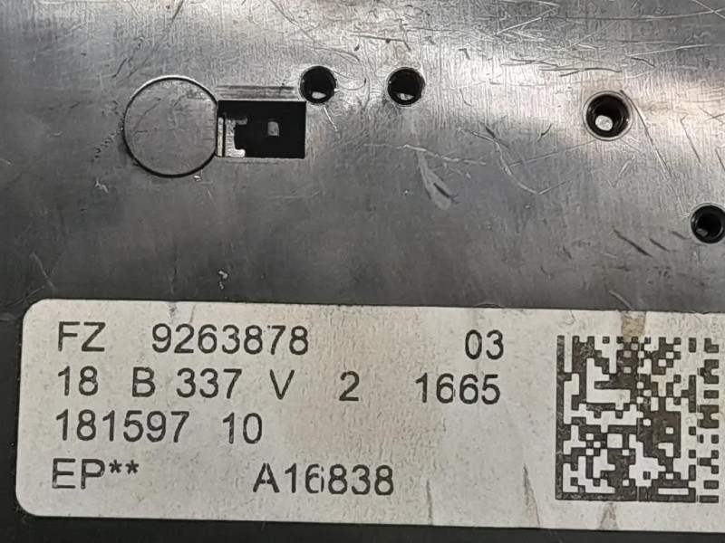 Interruttore Illuminazione 18159710 Bmw Serie 1 F20 Berlina 2012