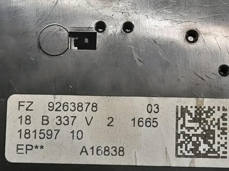 Interruttore Illuminazione 18159710 Bmw Serie 1 F20 Berlina 2012