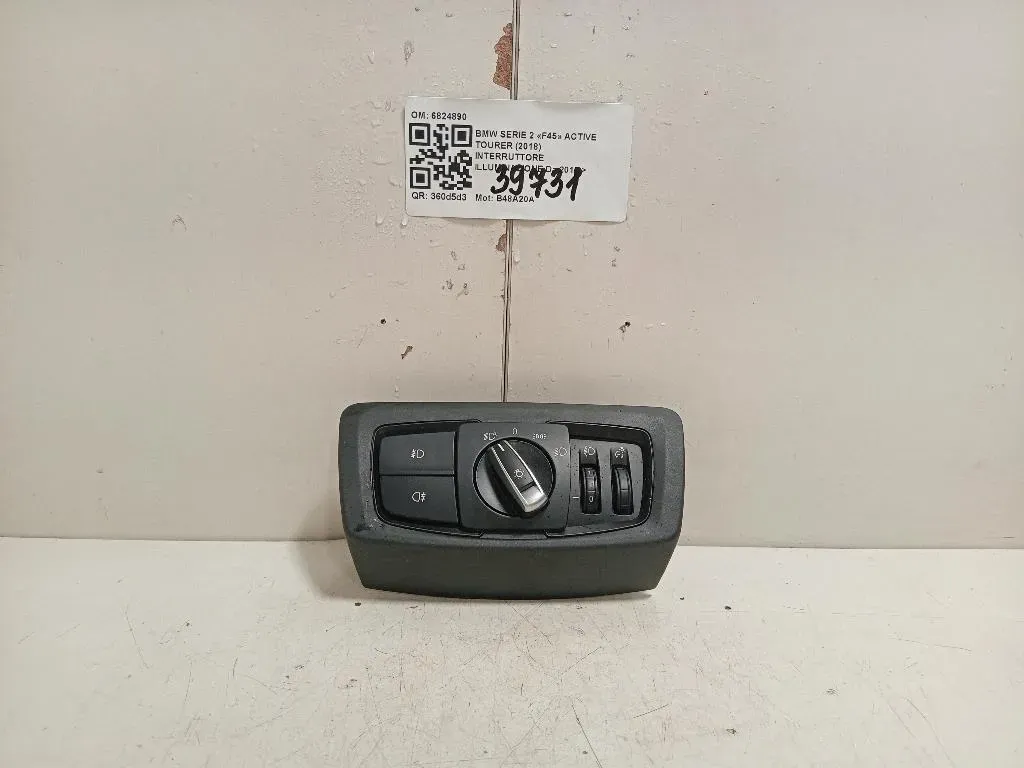 Interruttore Illuminazione 6824890 Bmw Serie 2 F45 Active Tourer 2018