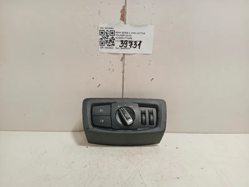 Interruttore Illuminazione 6824890 Bmw Serie 2 F45 Active Tourer 2018