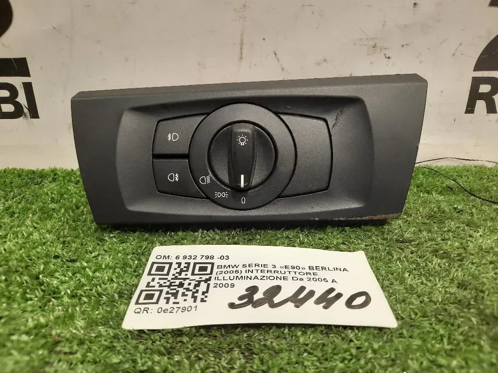 Interruttore Illuminazione 6 932 798 -03 Bmw Serie 3 E90 Berlina 2005