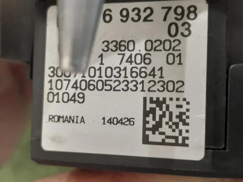 Interruttore Illuminazione 6 932 798 -03 Bmw Serie 3 E90 Berlina 2005