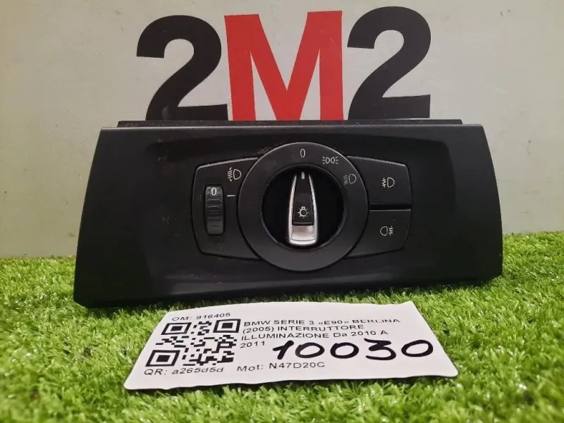 Interruttore Illuminazione 916405 Bmw Serie 3 E90 Berlina 2005
