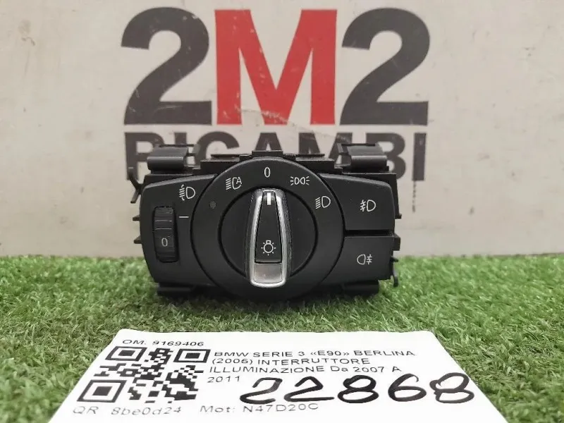 Interruttore Illuminazione 9169406 Bmw Serie 3 E90 Berlina 2005
