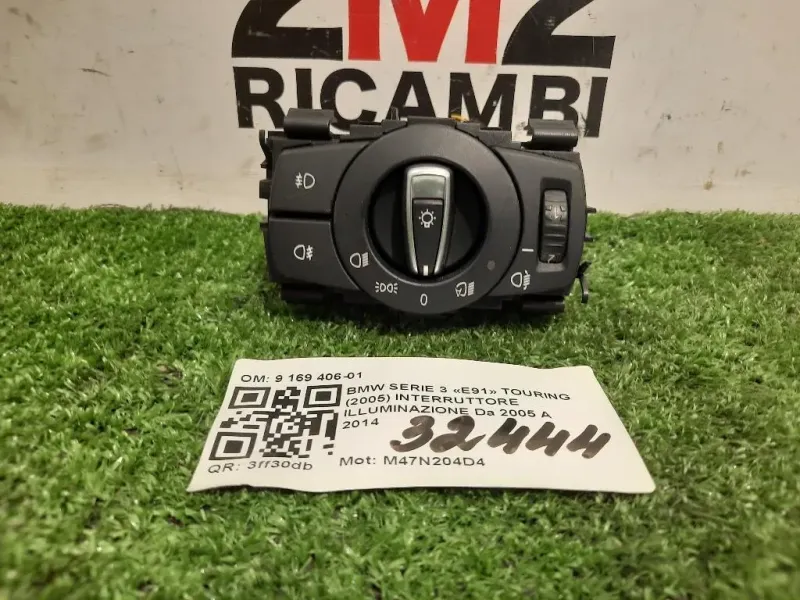 Interruttore Illuminazione 9 169 406-01 Bmw Serie 3 E91 Touring 2005