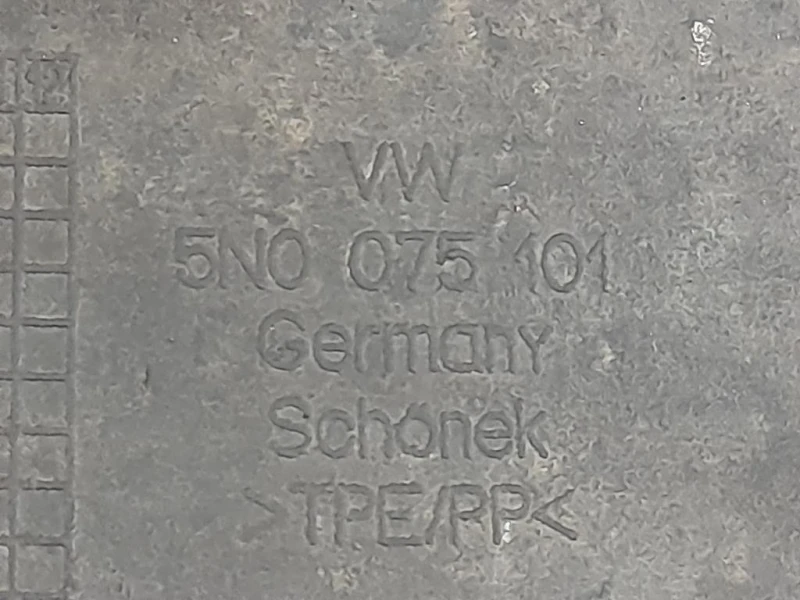 Paraspruzzi Parafango POST SX 5N0075101 Volkswagen Tiguan I 2008