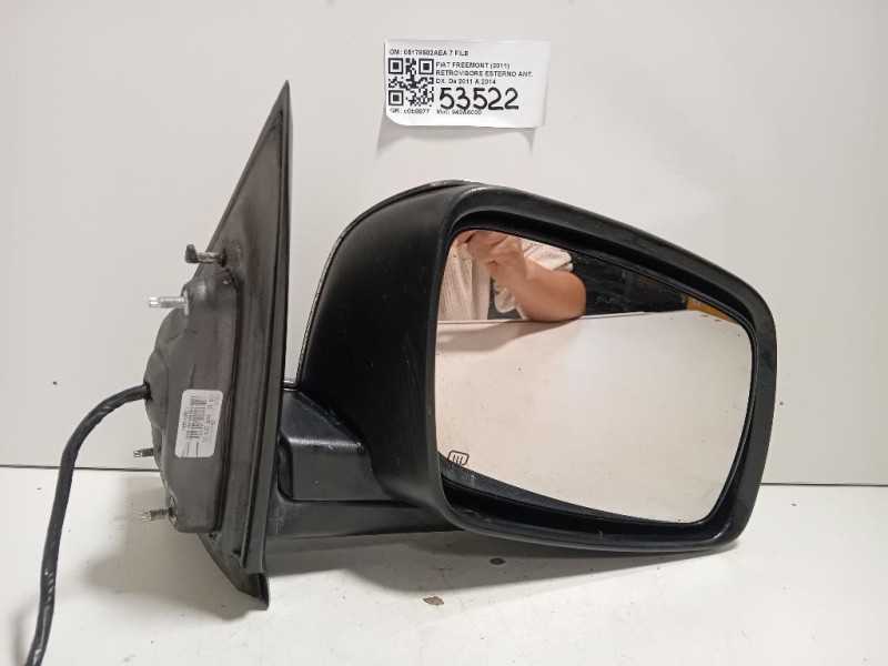 Retrovisore Esterno ANT DX RETROVISORE ESTERNO ANT DX 7 FILE Fiat Freemont 2011