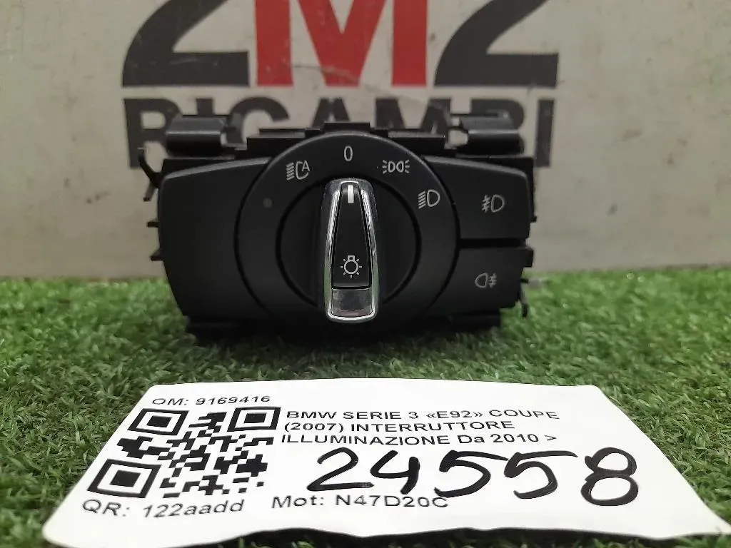 Interruttore Illuminazione 9169416 Bmw Serie 3 E92 Coupe 2007