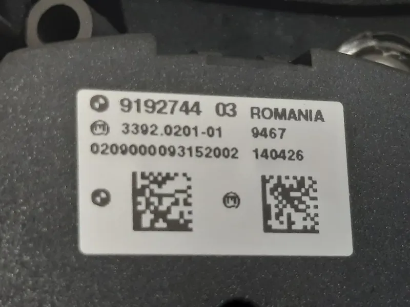 Interruttore Illuminazione 9192744 03 Bmw Serie 5 F07 GT 2010