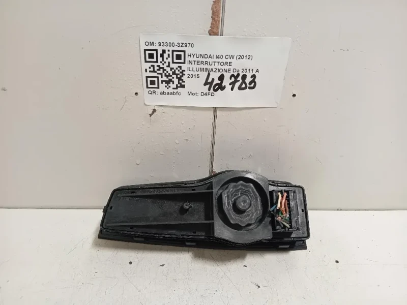 Interruttore Illuminazione 93300-3Z970 Hyundai I40 CW 2012