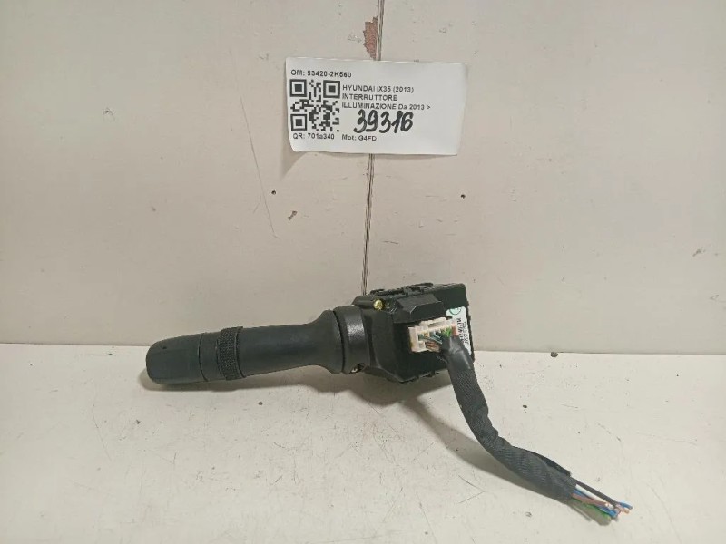 Interruttore Illuminazione 93420-2K560 Hyundai IX35 2013
