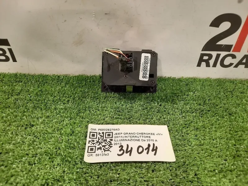 Interruttore Illuminazione P68029275AD Jeep Grand Cherokee IV 2011