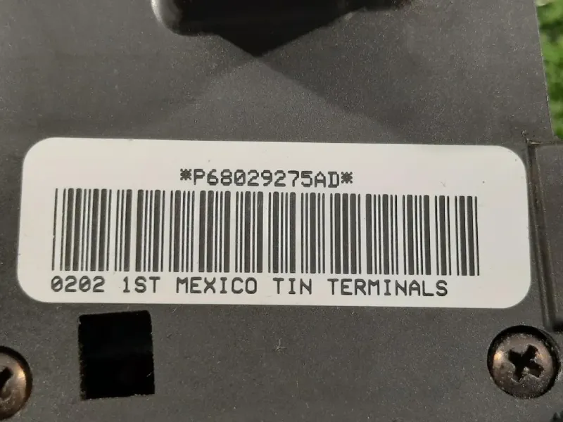 Interruttore Illuminazione P68029275AD Jeep Grand Cherokee IV 2011