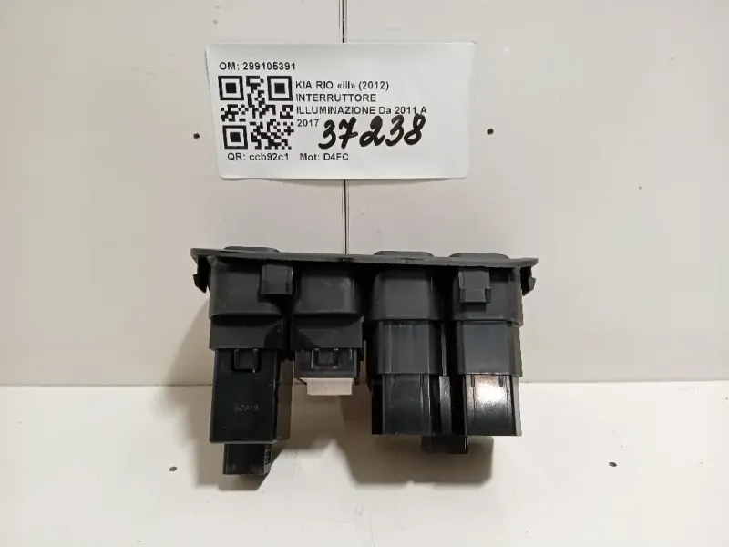 Interruttore Illuminazione 299105391 Kia RIO III 2012