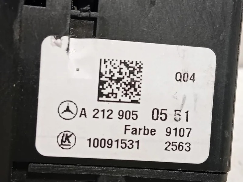 Interruttore Illuminazione A2129050551 Mercedes Classe C W204 2011