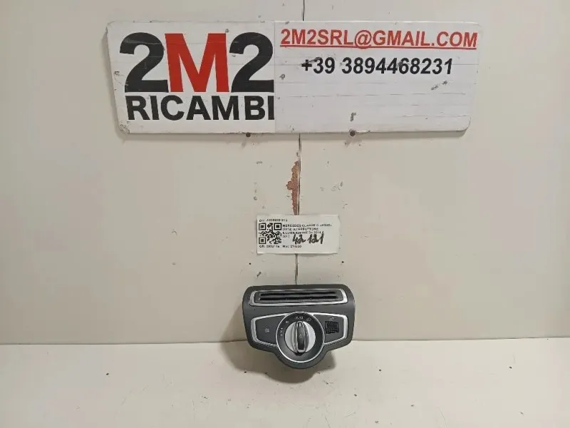 Interruttore Illuminazione A2059051810 Mercedes Classe GLC X253 2016
