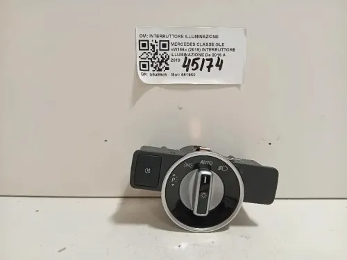 Interruttore Illuminazione INTERRUTTORE ILLUMINAZIONE Mercedes Classe GLE W166 2015