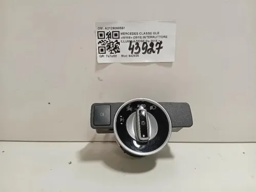 Interruttore Illuminazione A2129050551 Mercedes Classe GLE W166 2015