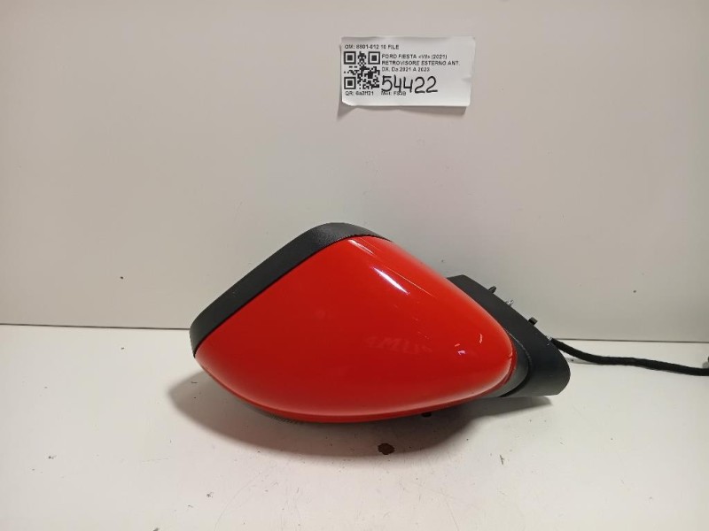 Retrovisore Esterno ANT DX 8801-012 10 FILE Ford Fiesta VII 2021