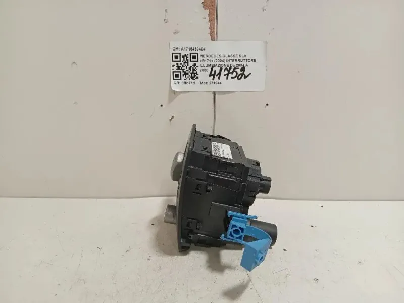Interruttore Illuminazione A1715450404 Mercedes Classe SLK R171 2004