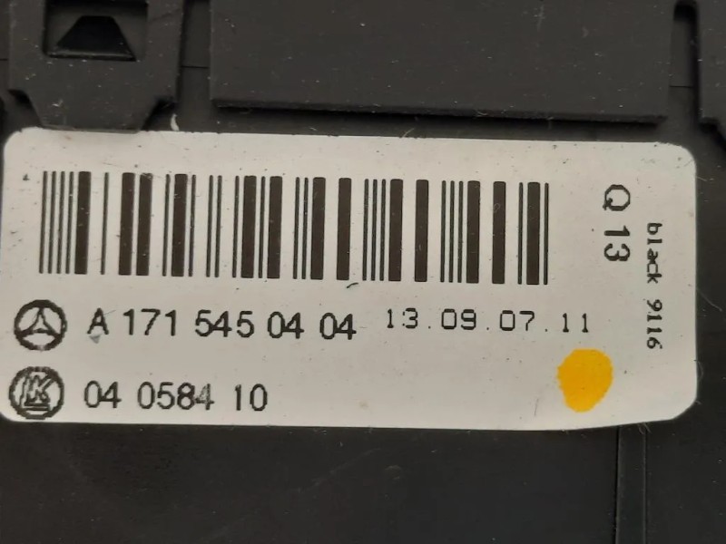 Interruttore Illuminazione A1715450404 Mercedes Classe SLK R171 2004