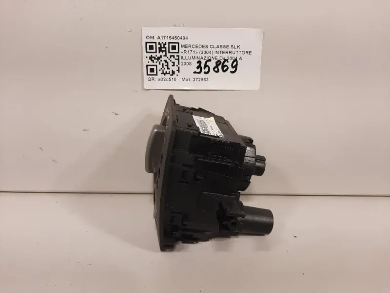 Interruttore Illuminazione A1715450404 Mercedes Classe SLK R171 2004