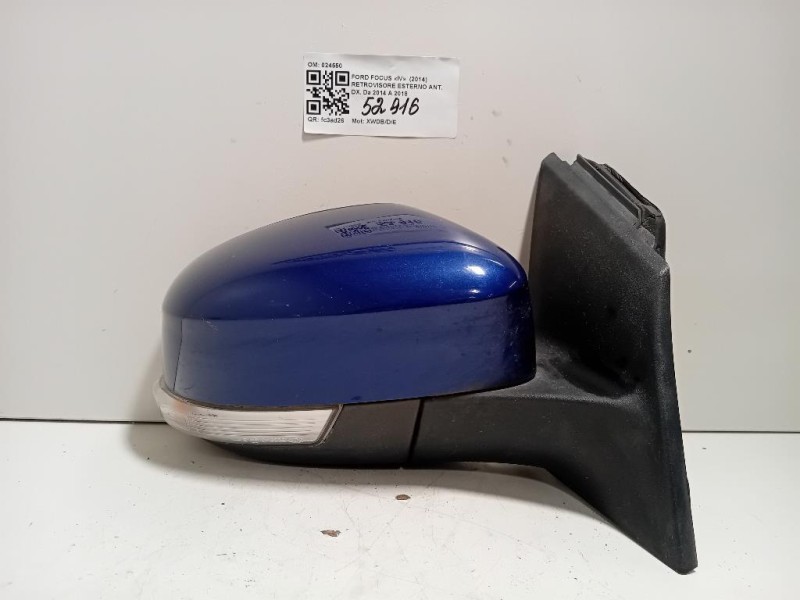 Retrovisore Esterno ANT DX 024550 6 PIN Ford Focus IV 2014